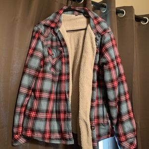 Women's fuzzy flannel